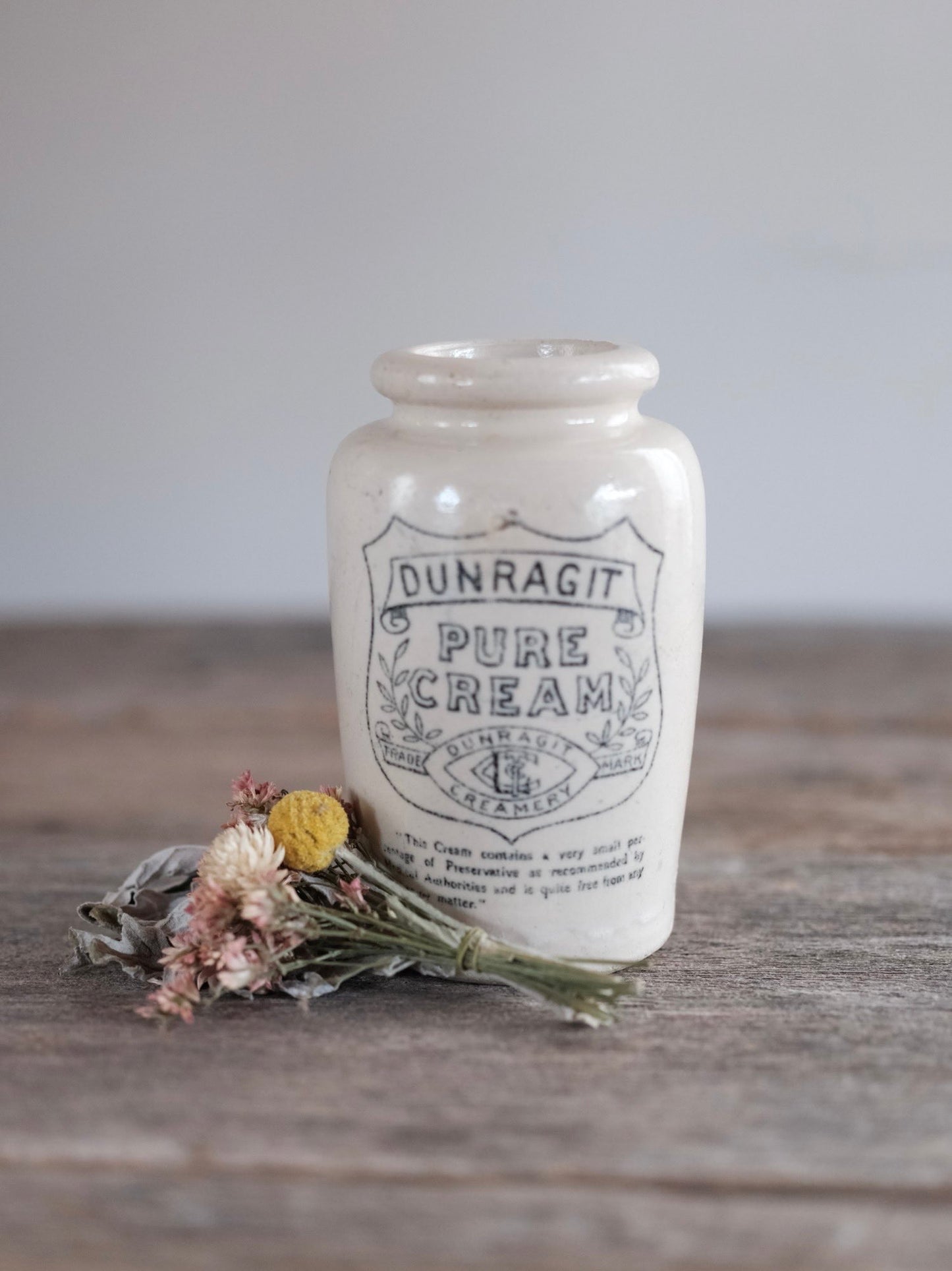 Dunragit Creamery Cream Jar