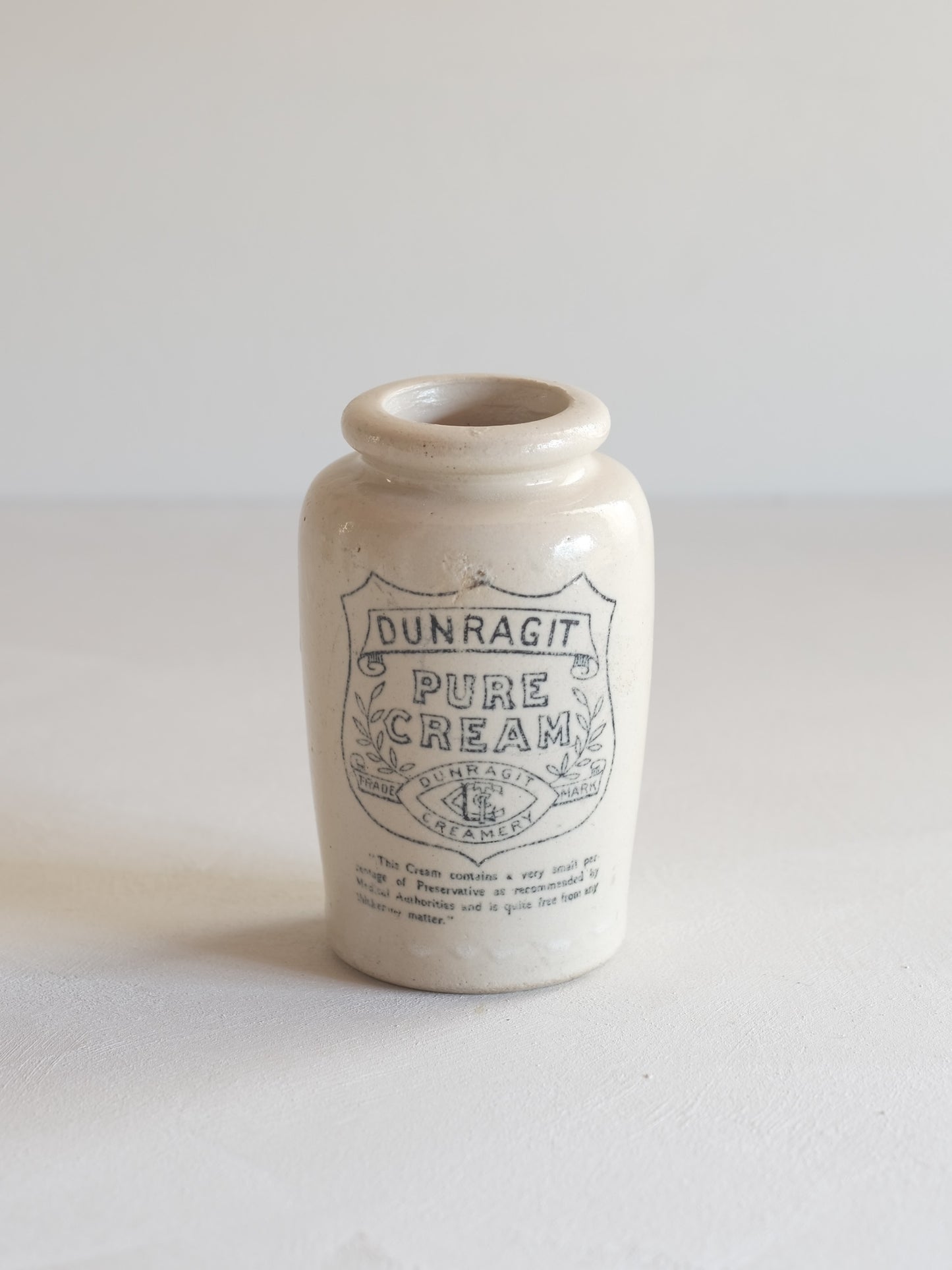Dunragit Creamery Cream Jar