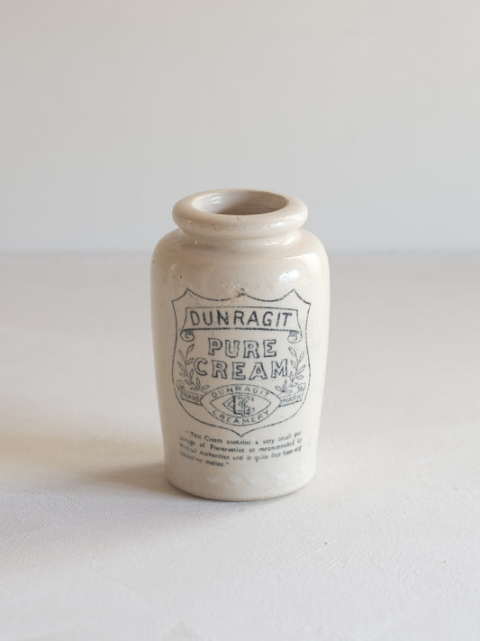 Dunragit Creamery Cream Jar