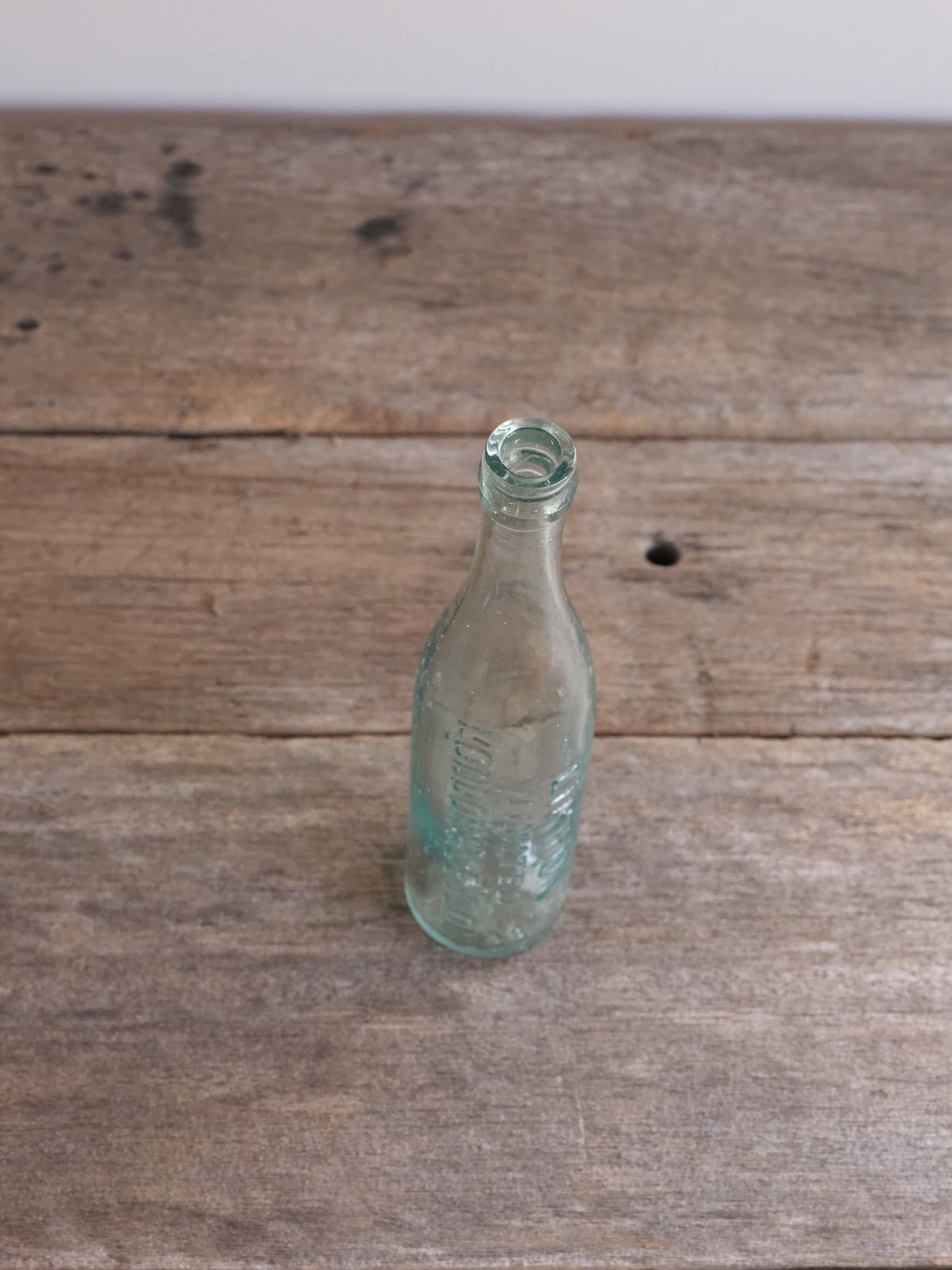 Lipton Embossed Glass Bottle