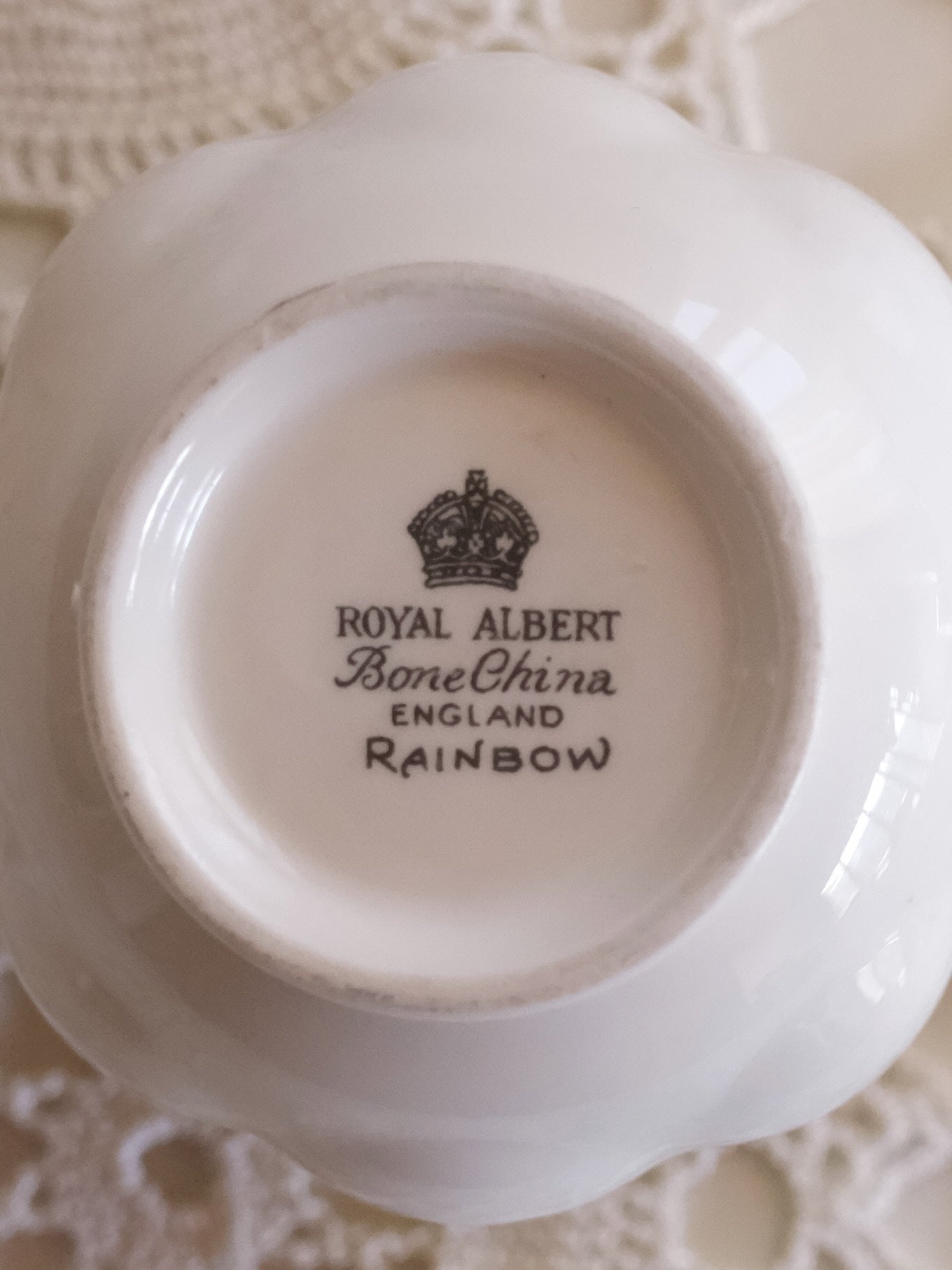 Royal Albert Tennis Set “Rainbow”- Yellow