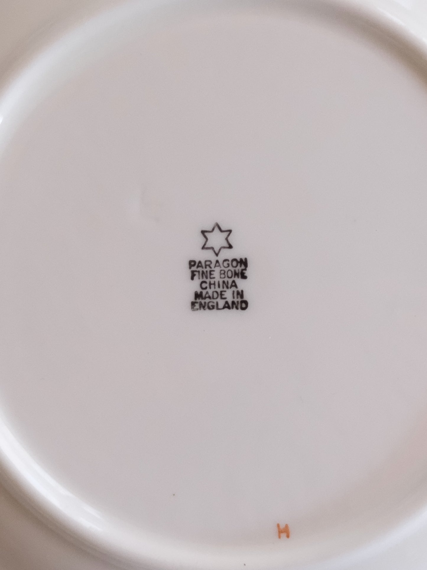 Paragon Trio “F1444” - Pastel Floral Basket, Hand-Painted