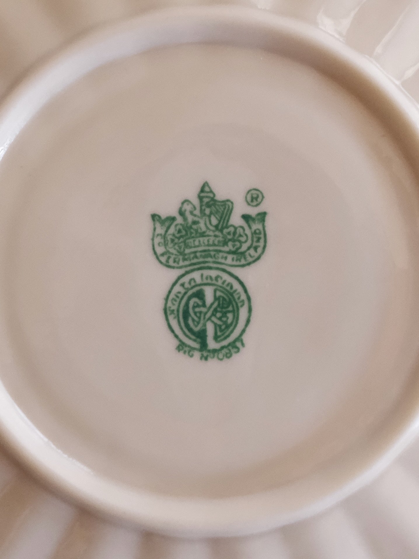 Belleek Trio “Neptune” - 5th Green Mark