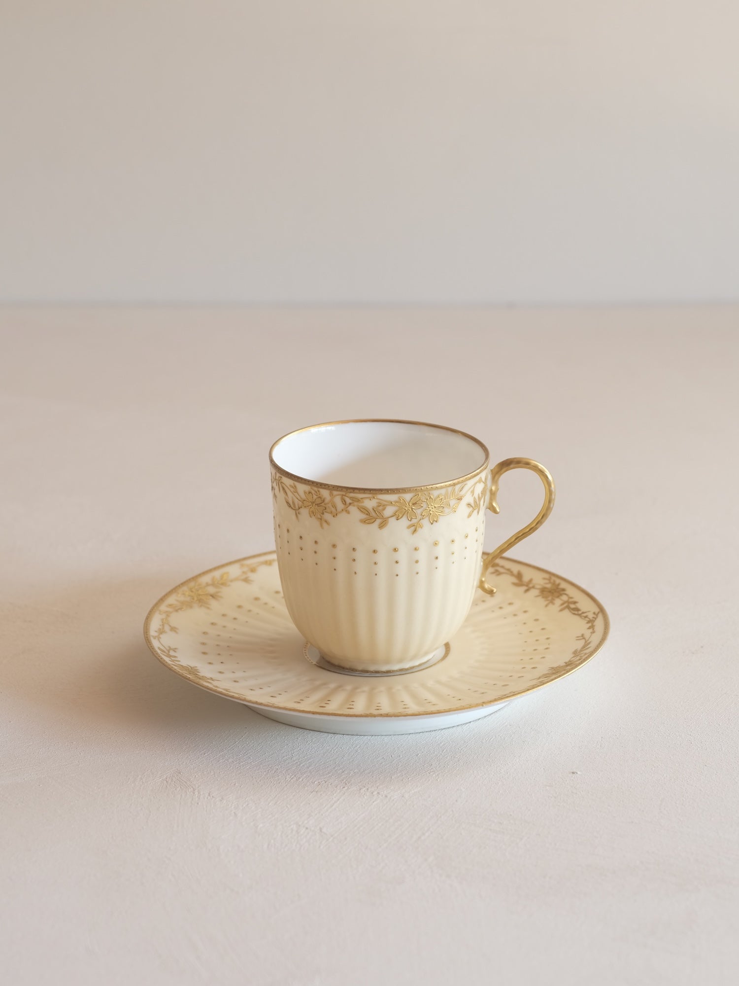 リモージュ カップ＆ソーサー オスラー特注品（c.1884–1906