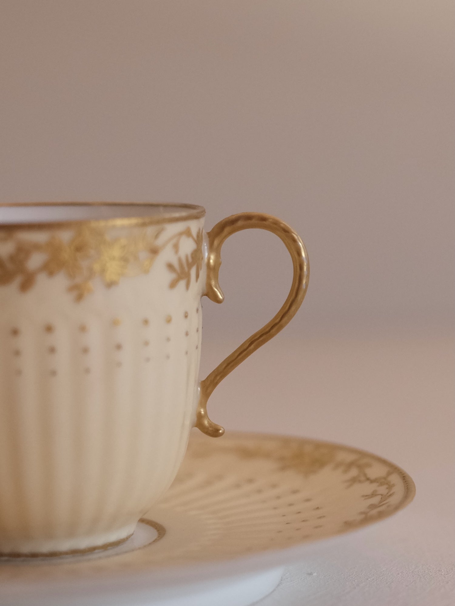 リモージュ カップ＆ソーサー オスラー特注品（c.1884–1906