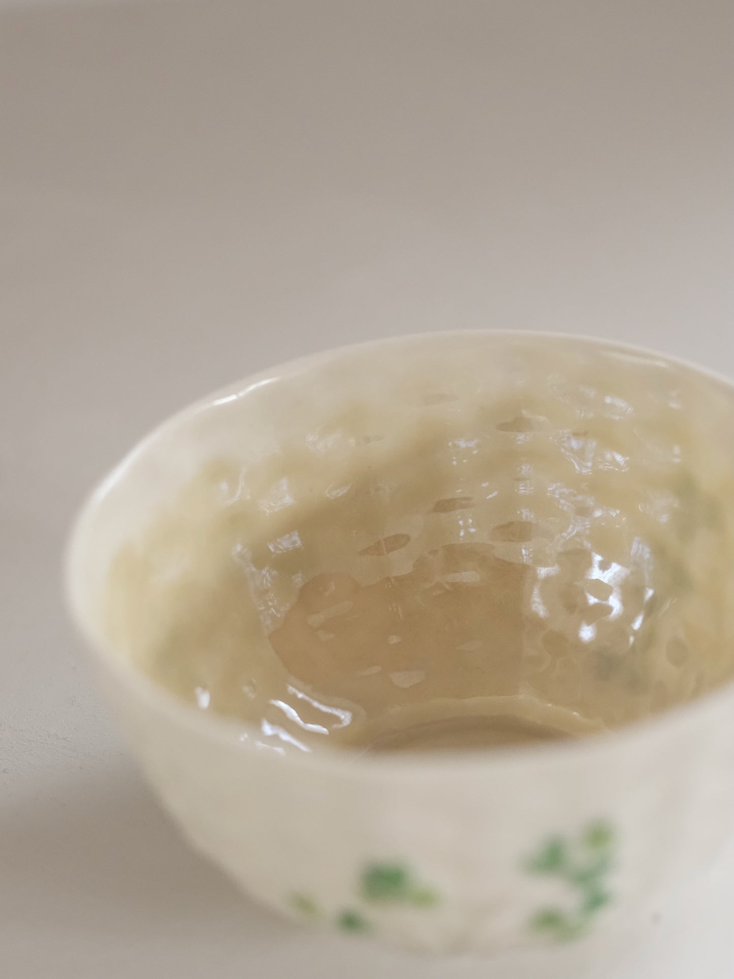 Belleek Round Bowl “Shamrock” - 3rd Black Mark