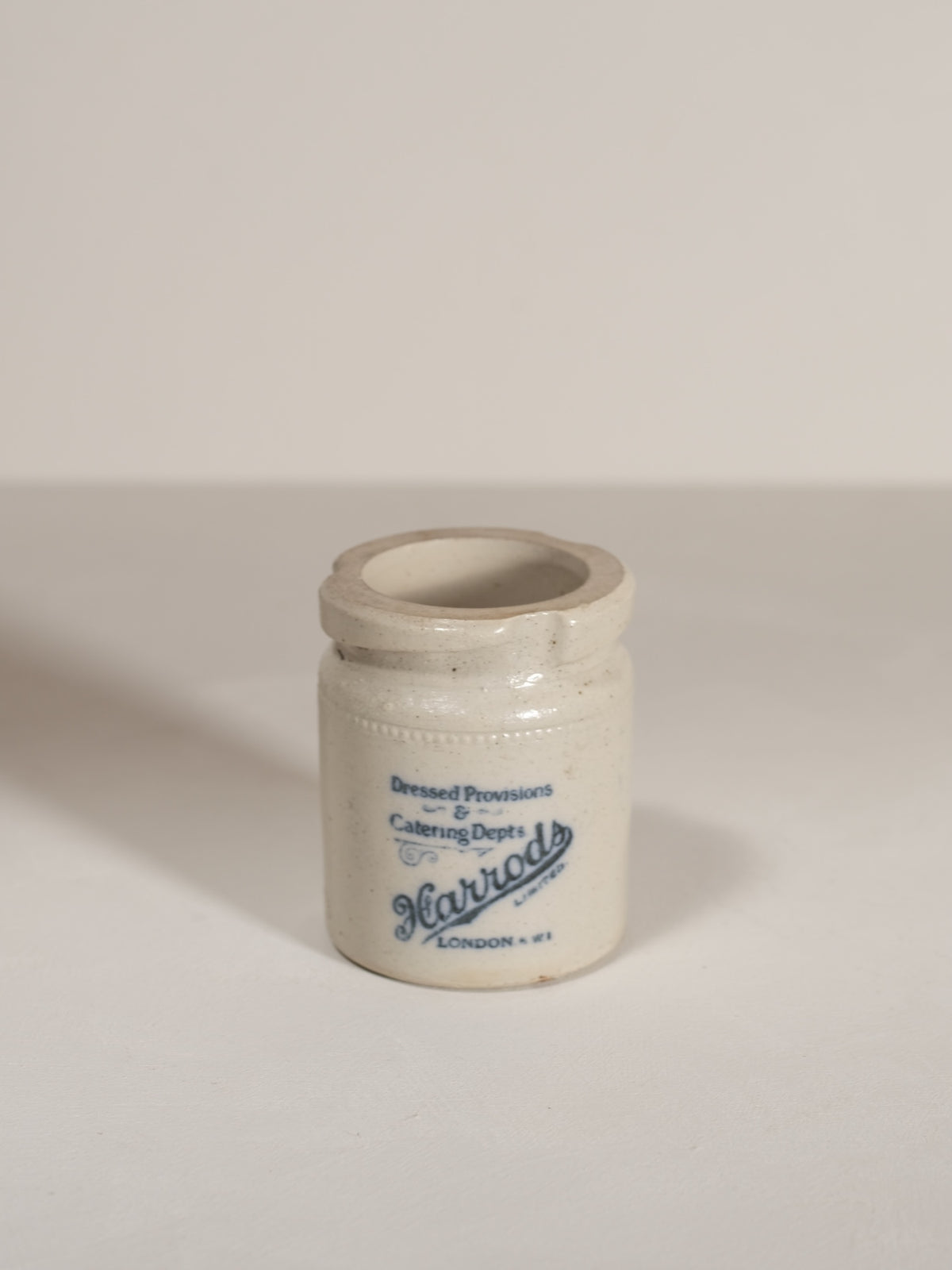 ハロッズ × ドルトン・ランベス ストーンウェア ポッテドミート ジャー（c.1917–1930s）
