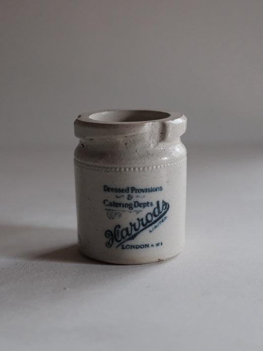 ハロッズ × ドルトン・ランベス ストーンウェア ポッテドミート ジャー（c.1917–1930s）